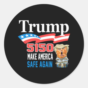 Adesivo Trump 5150 Torna A América Mais Engraçada