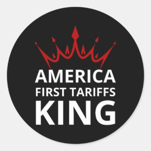 Adesivo Trump America Primeiro Tarifas King Tarifas Trabal