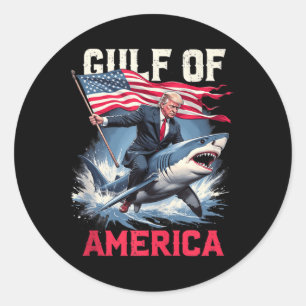Adesivo Trump America Shark Golfo De Eua 2025