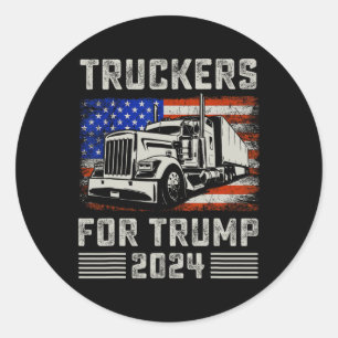 Adesivo Trump American Flag - Trump 2024 Vintage