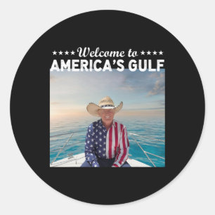 Adesivo Trump America's Golfo do México Presidente Trump B
