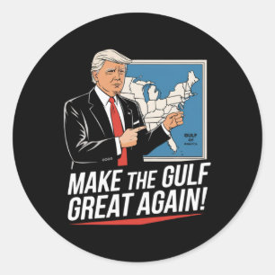 Adesivo Trump America's Golfo México Presidente Trump Golf