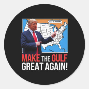 Adesivo Trump America's Golfo México Presidente Trump Golf