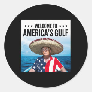 Adesivo Trump America's Golfo México Presidente Trump Somb