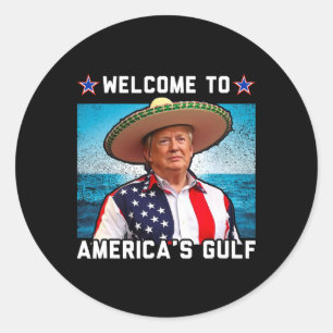Adesivo Trump America's Golfo México Presidente Trump Somb