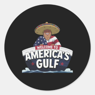 Adesivo Trump America's Golfo México Presidente Trump Somb