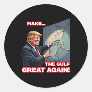 Adesivo Trump Américas Golfo Presidente do México Trump