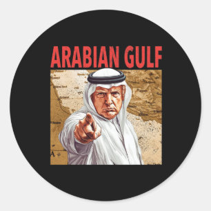 Adesivo Trump Arabian Golfo 2025 Funny Trump Golfo Da Aráb