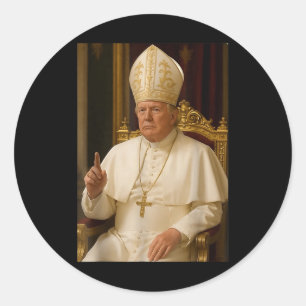 Adesivo Trump As Vaticanos Church Papa Trump Funny Vatican