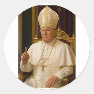 Adesivo Trump As Vaticanos Church Papa Trump Funny Vatican