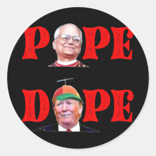 Adesivo Trump As Vaticanos Church Papa Trump Funny Vatican