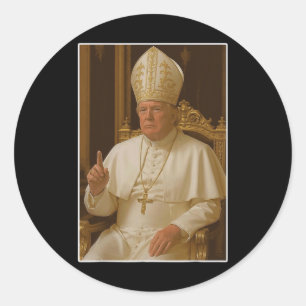 Adesivo Trump As Vaticanos Church Papa Trump Funny Vatican