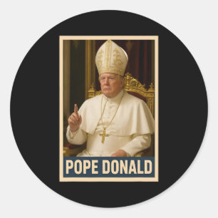 Adesivo Trump As Vaticanos Church Papa Trump Funny Vatican