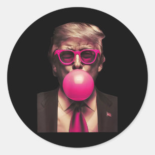 Adesivo Trump Bubble Gum Funny