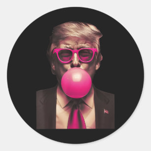 Adesivo Trump Bubble Gum Funny