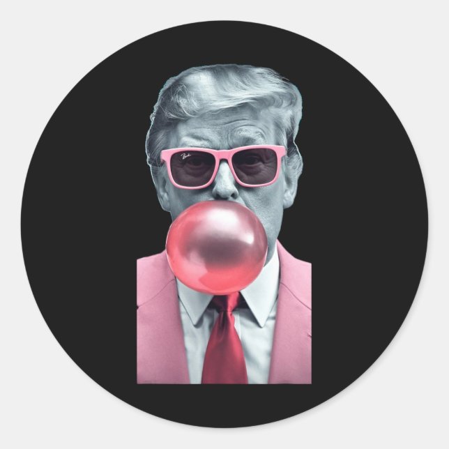 Adesivo Trump Bubble Gum Yum (Frente)