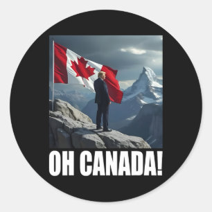 Adesivo Trump Canada Flag Men Roupa