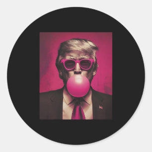 Adesivo Trump Chiclete Rosa Trump Sopra Chiclete Voto