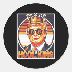 Adesivo Trump Crypto Shades Futuro De Mo Do Rei Bastão