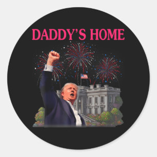 Adesivo Trump Daddys Home Tchau Joe Biden Sai Em Busca