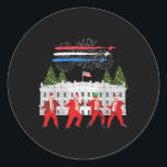 Adesivo Trump Daddys Home White House Dance Torna Xmas Gra<br><div class="desc">Trump Daddys Home White House Dance Faça Excelente De Natal Novamente</div>