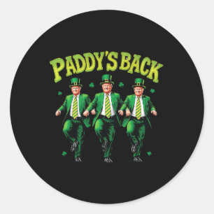 Adesivo Trump Dançando Engraçado Bebendo Dia de São Patríc