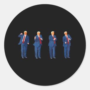Adesivo Trump Dance 4 De Julho De Trump 2025