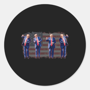 Adesivo Trump Dance Pro Trump 2024 Trump Presidente Mega 4