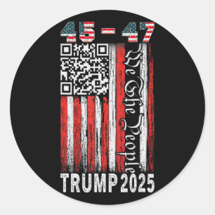 Adesivo Trump Dance Troll Qr Presidente Engraçado Trump Da