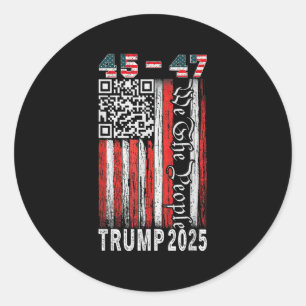 Adesivo Trump Dance Troll Qr Presidente Engraçado Trump Da