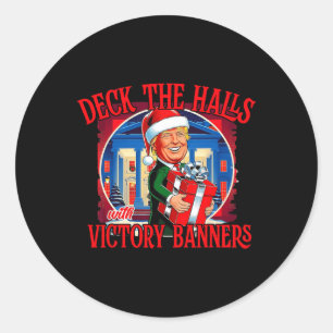 Adesivo Trump Deck Os Halls Com Bandeiras De Vitória
