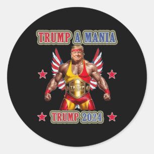 Adesivo Trump Divertido Luta Trumpamania Convenção Republi