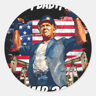 Adesivo Trump Drill Baby Drill Trump 2024 