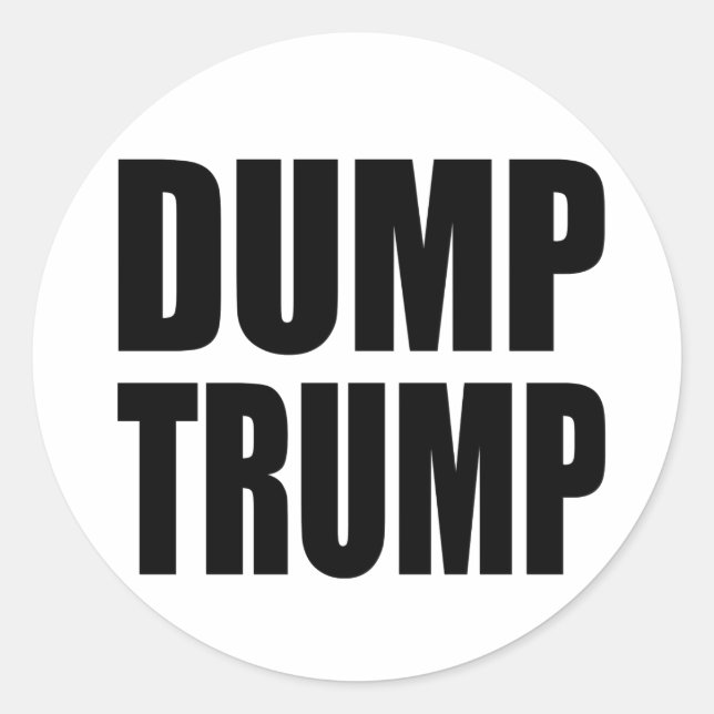 ADESIVO "TRUMP DUMP" (Frente)