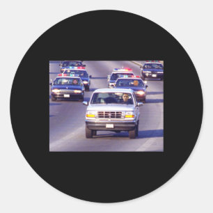 Adesivo Trump E Gordo Vance Perseguição De Carro Policial 