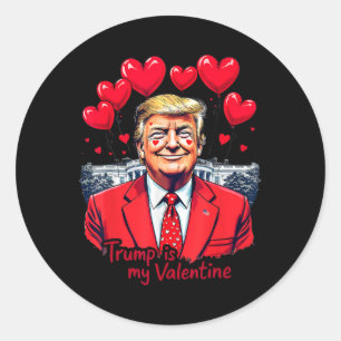 Adesivo Trump É Meu Coração Dia de os namorados Engraçado