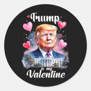 Adesivo Trump É Meu Dia de os namorados Patriótico Engraça
