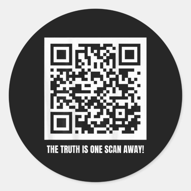 Adesivo Trump É Seu Presidente - Qr Trump Code (Frente)