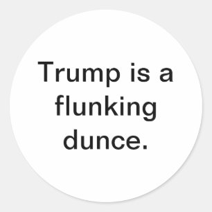 Adesivo Trump é um burro que foi reprovado Hankamer Artjun