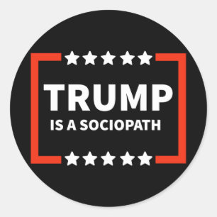 Adesivo Trump É Um Sociopata 1