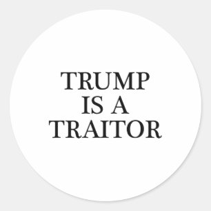 Adesivo Trump É Um Traidor - Roupas Anti Potus