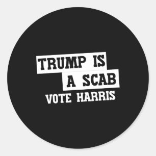 Adesivo Trump É Um Voto De Cabra Harris