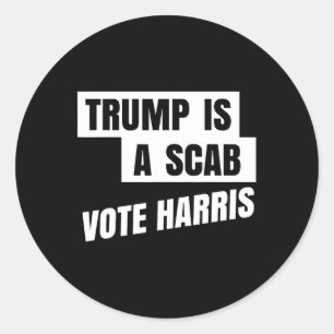 Adesivo Trump É Um Voto De Cabra Harris 2