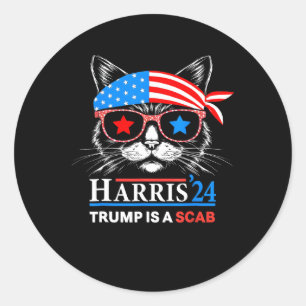 Adesivo Trump É Uma Vaga De Cabra Harris Vheimer Cat Lady