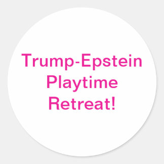 Adesivo Trump-Epstein Playtime Comedy Hankamer Artjunkhaus