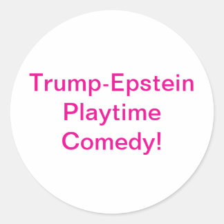 Adesivo Trump-Epstein Playtime Comedy Hankamer Artjunkhaus