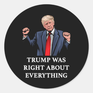 Adesivo Trump Estava Certo Sobre Tudo _9