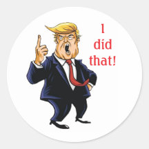 Adesivo Trump eu fiz aquilo