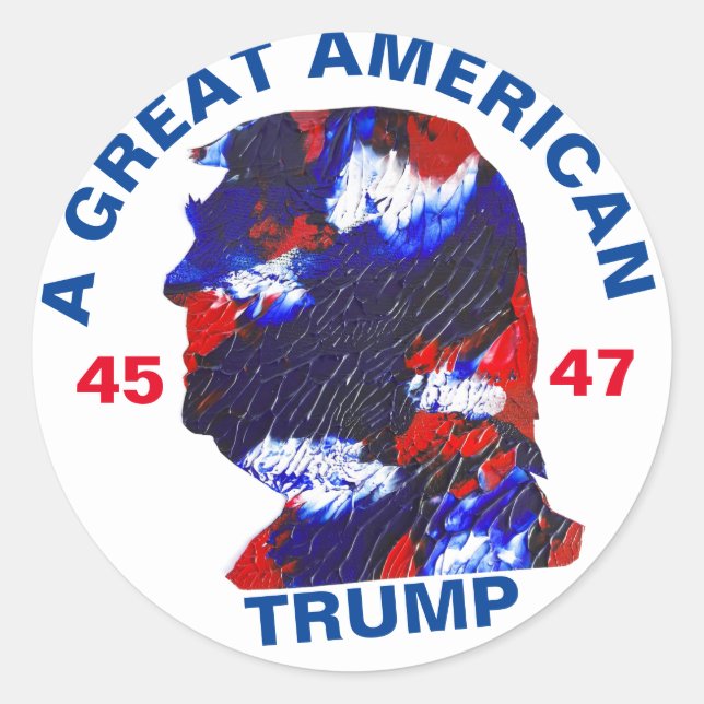 Adesivo Trump excelente Americano (Frente)