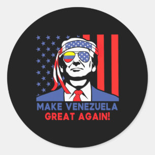 Adesivo Trump Faça a Venezuela Grande Novamente _5